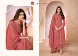 Nooran light green  cotton suit set with dupatta