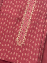 Nooran red Silk suit set with dupatta