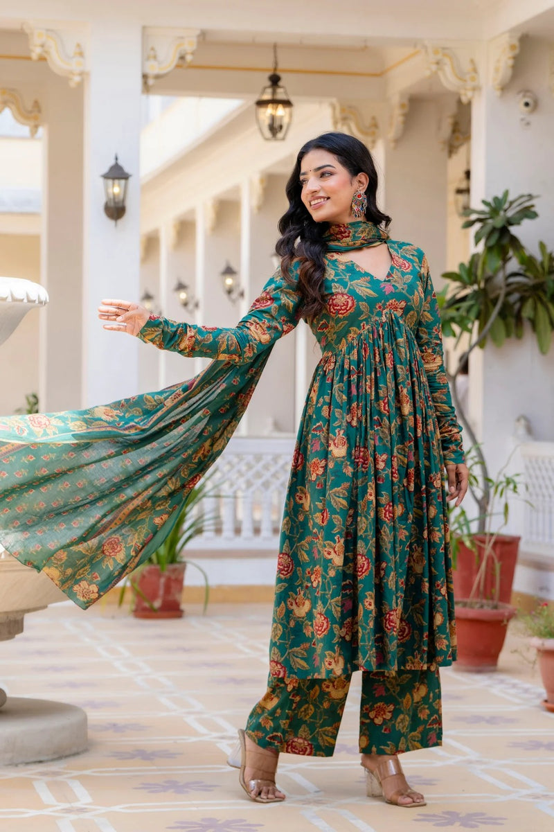 Saanvi Anarkali Flair Suit Set