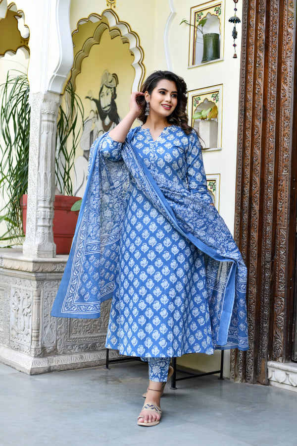 Buy Cotton Suit Sets for Women Online at Best Price - Jaipuri Adaah