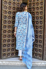 Comfortable Blues Kurta And Pant only