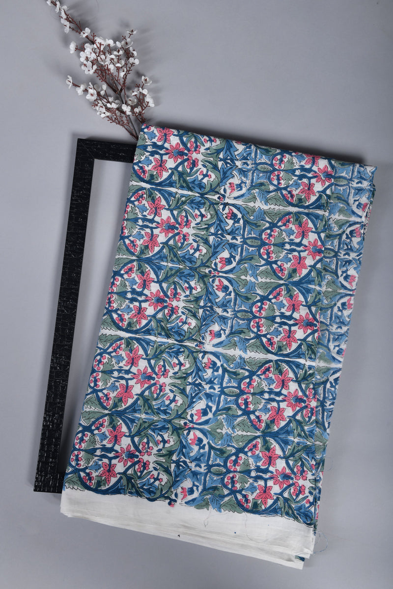 Royal Affairs Handblock Unstitched suit set