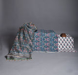 Royal Affairs Handblock Unstitched suit set