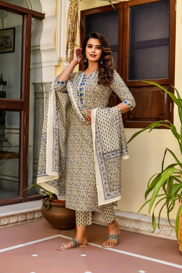 Abhilaasha Relaxed Fit Cotton Suit SET