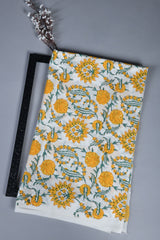 Summer Sunshine  Unstitched Suit Set With Kotadori Dupatta