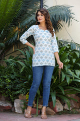 Modern Girl Pure Cotton Short Kurta