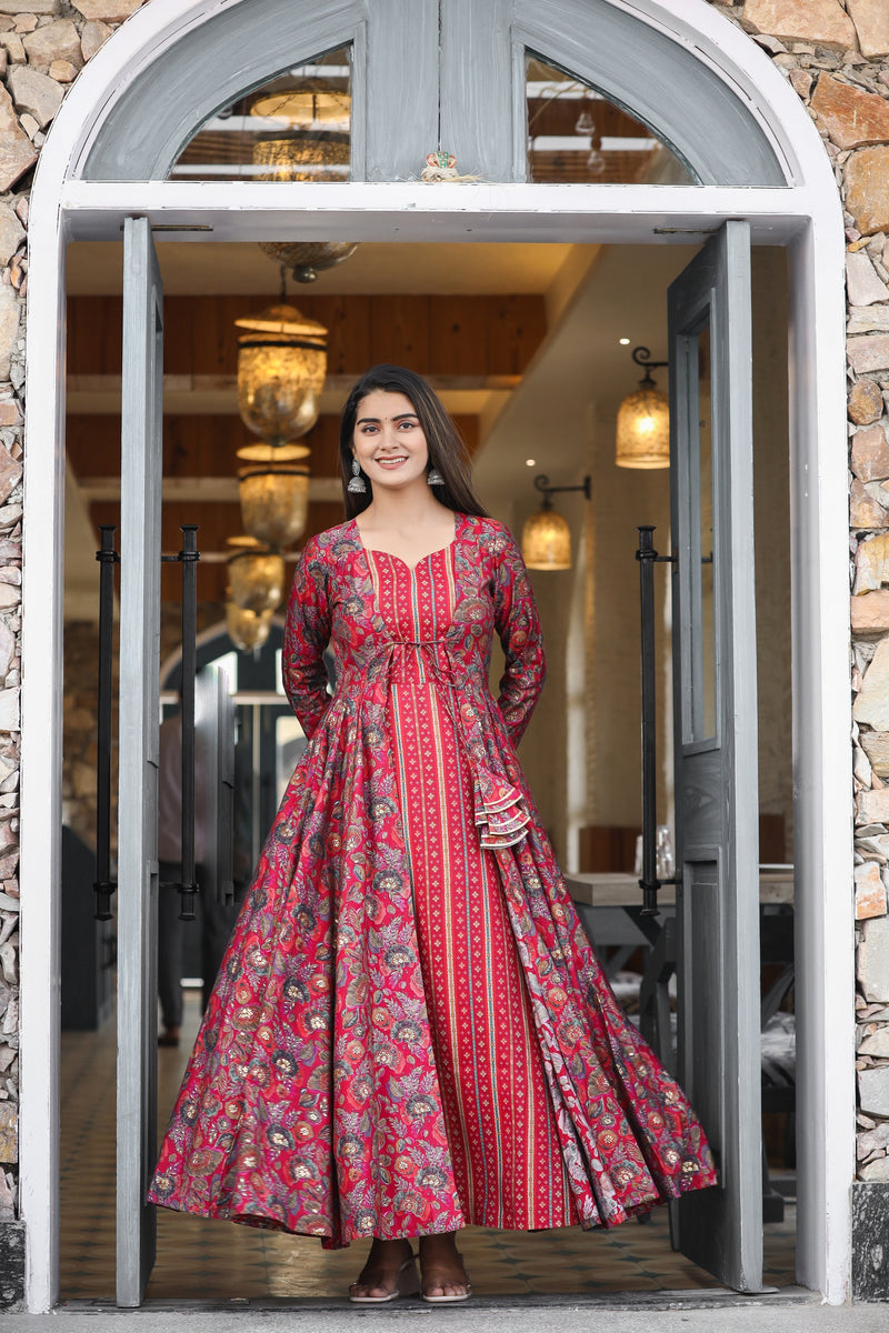 Full long sales frock suit