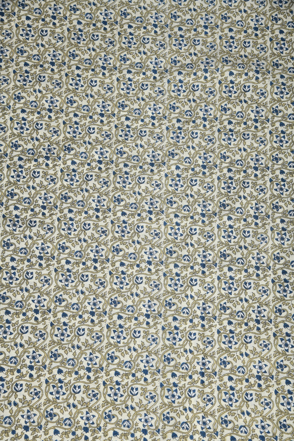 Alluring Handblock Fabric (WIDTH 44 INCHES)
