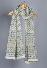 Alluring Unstitched Cotton Suit Set With Cotton Dupatta