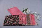 Premium Floral Unstitched Suit Set