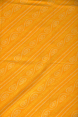 Yellow Bhandani FABRIC (WIDTH 44 INCHES)