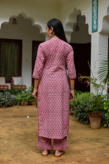 Gulabi Ethnic Handblock Printed Suit Set