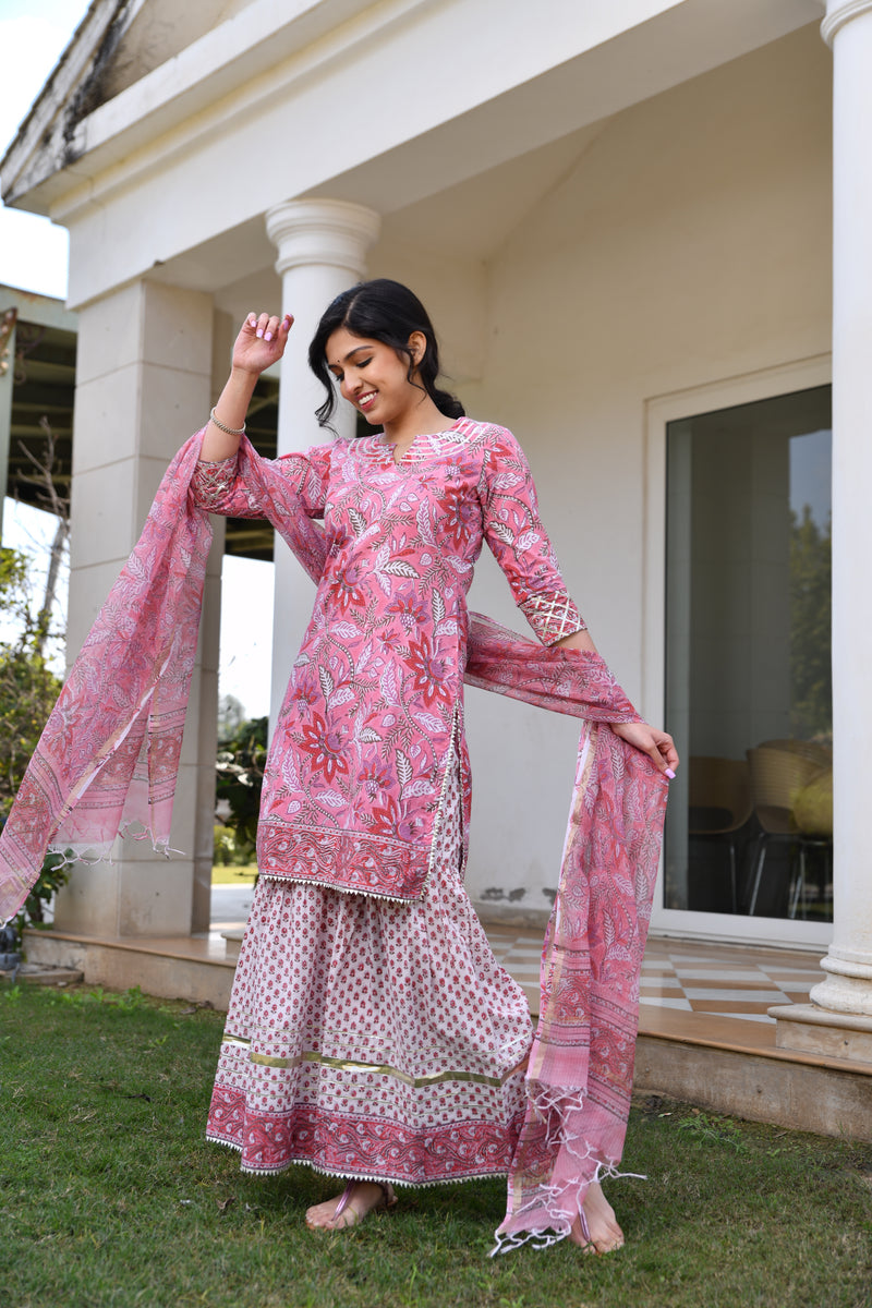Ladies sharara sales