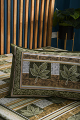 Spring Palms Pure Cotton Queen Size Bedsheet