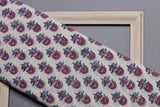 Beautiful Baby Blue Cotton Handblock Fabric (WIDTH 44 INCHES)