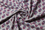 Beautiful Baby Blue Cotton Handblock Fabric (WIDTH 44 INCHES)