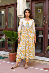 SUMMER SUNSHINE KURTA AND PANT ONLY