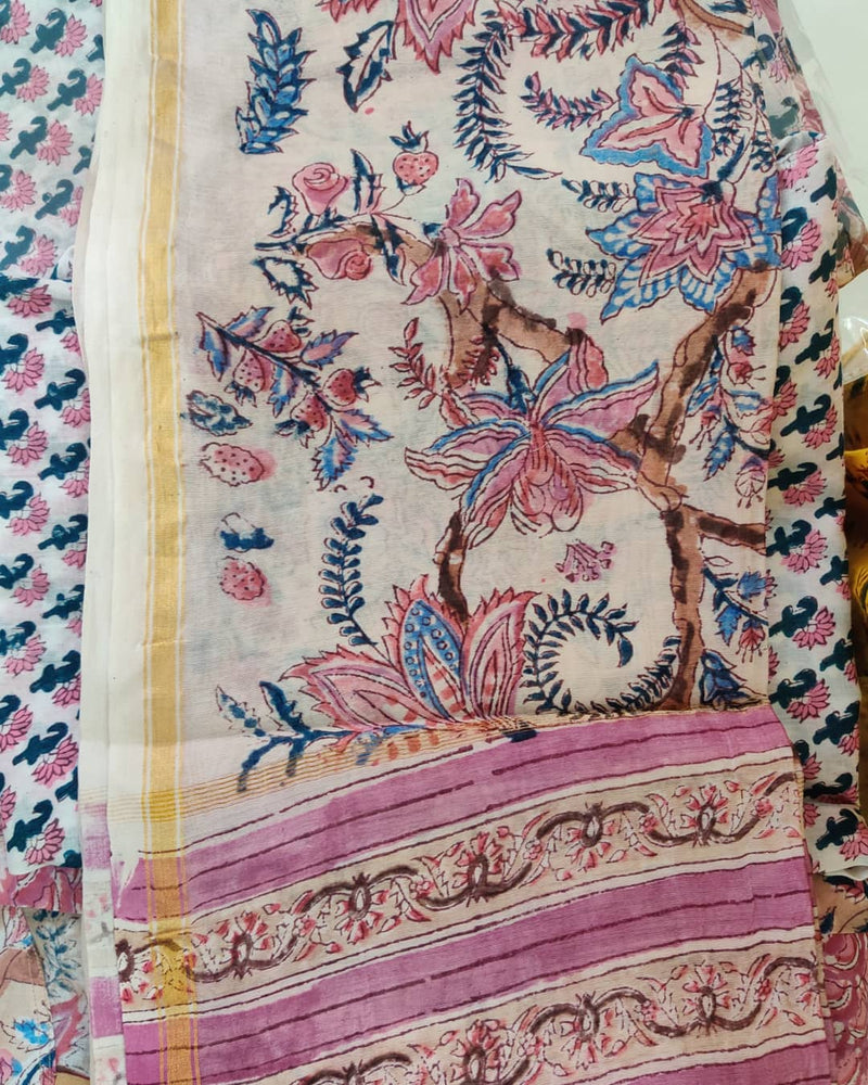 Dupatta Chanderi Multicolour