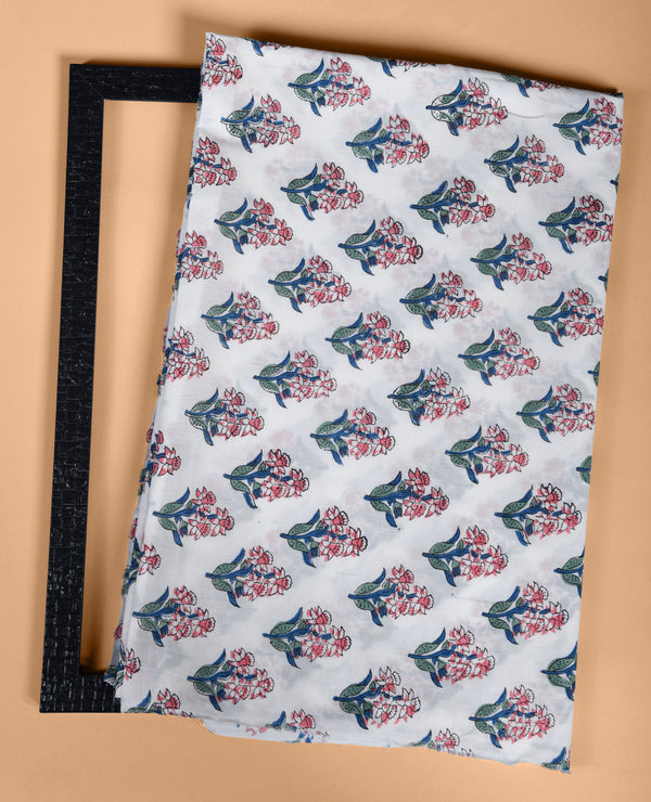 Royal Affairs Handblock Fabric (WIDTH 44 INCHES)