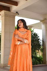 Sienna Handpainted Silk Suit Set