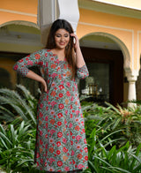 DOWN TO EARTH PURE COTTON KURTA