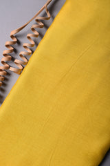 Mango Yellow Cotton Silk Fabric