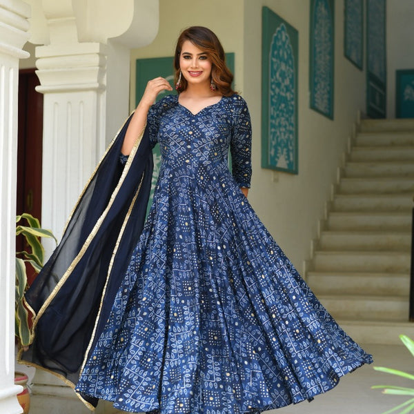 Shop Trendy Bandhej Suits Online at Jhakhas - Explore Now!